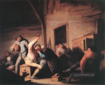  maler - Carousing Bauern in Eine Taverne Holländischen Genremaler Adriaen van Ostade